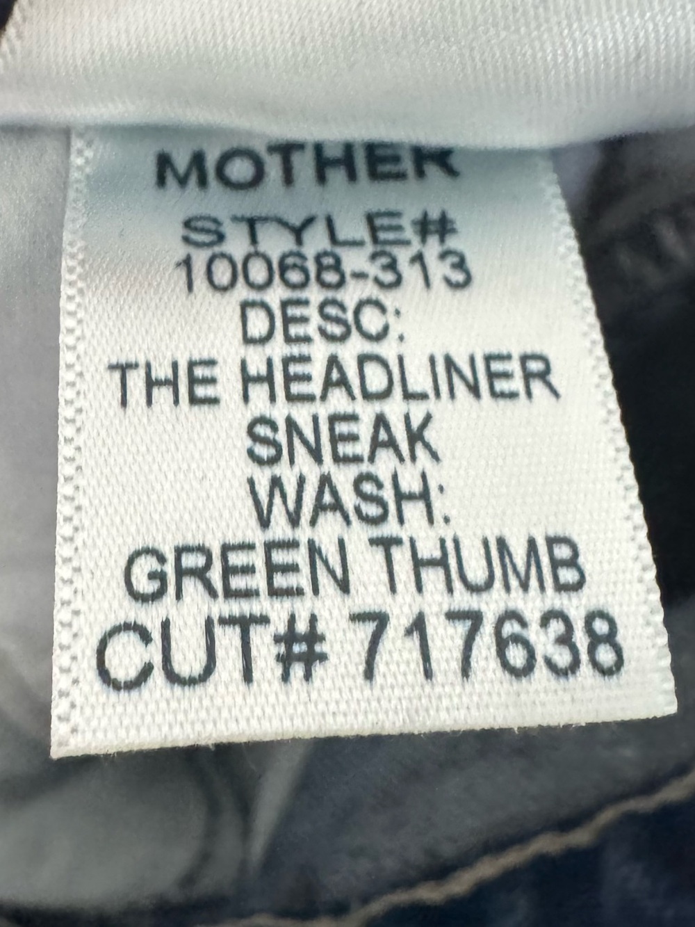 NWT MOTHER Superior The Headliner Sneak wide leg jeans in “Green Thumb” - Picture 9 of 11